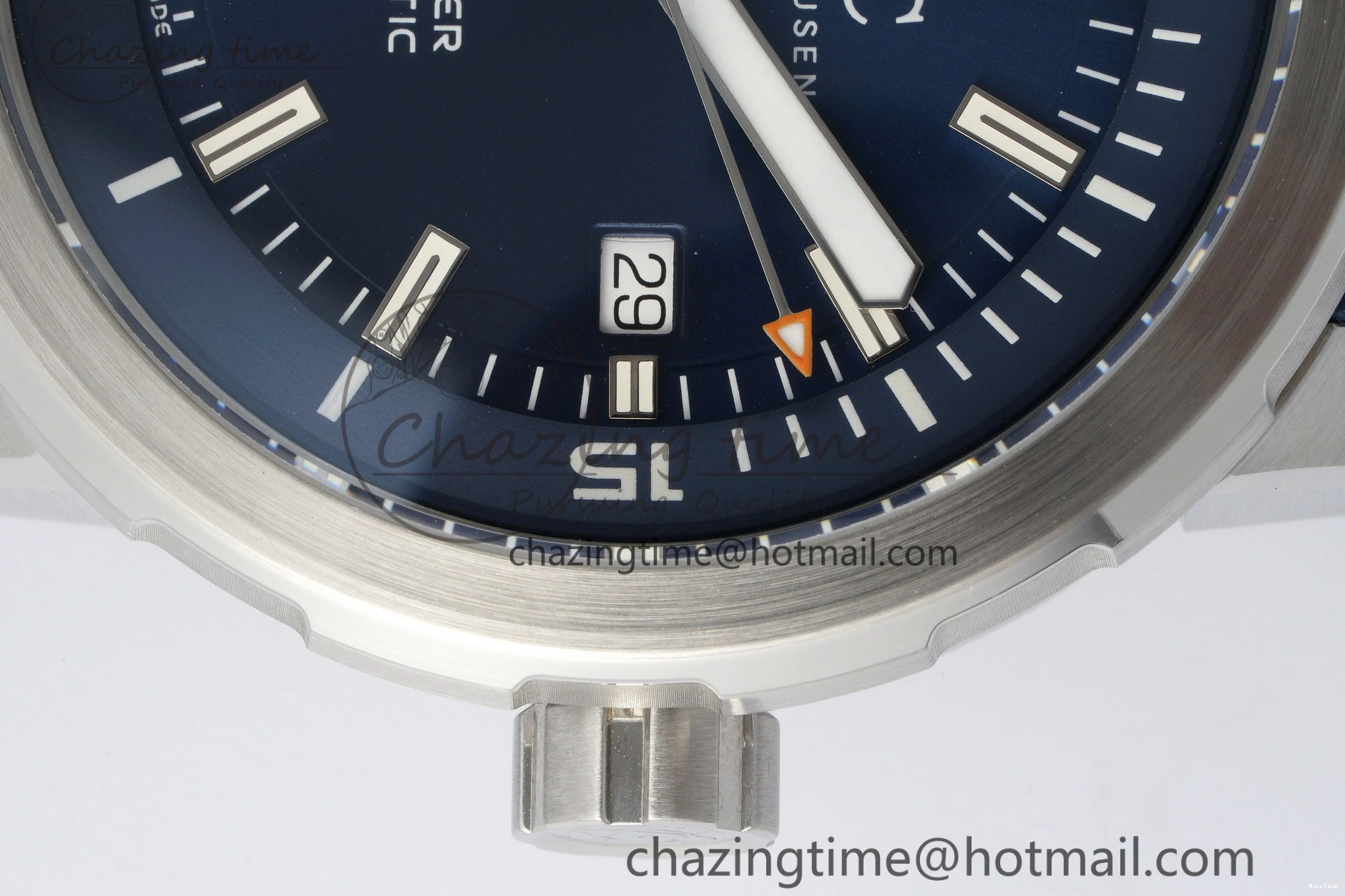MIROTIME 0518 WellDesigned Aquatimer Automatic SS RSF 1:1 Best Edition Blue Dial on Blue Rubber Strap A 7057